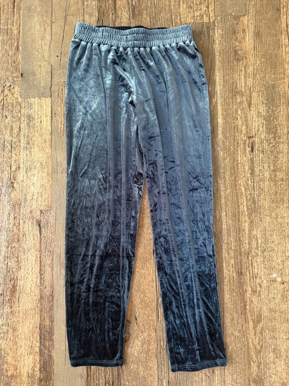 American Eagle Outfitters Velour Elastic Waist Green Pants Size S